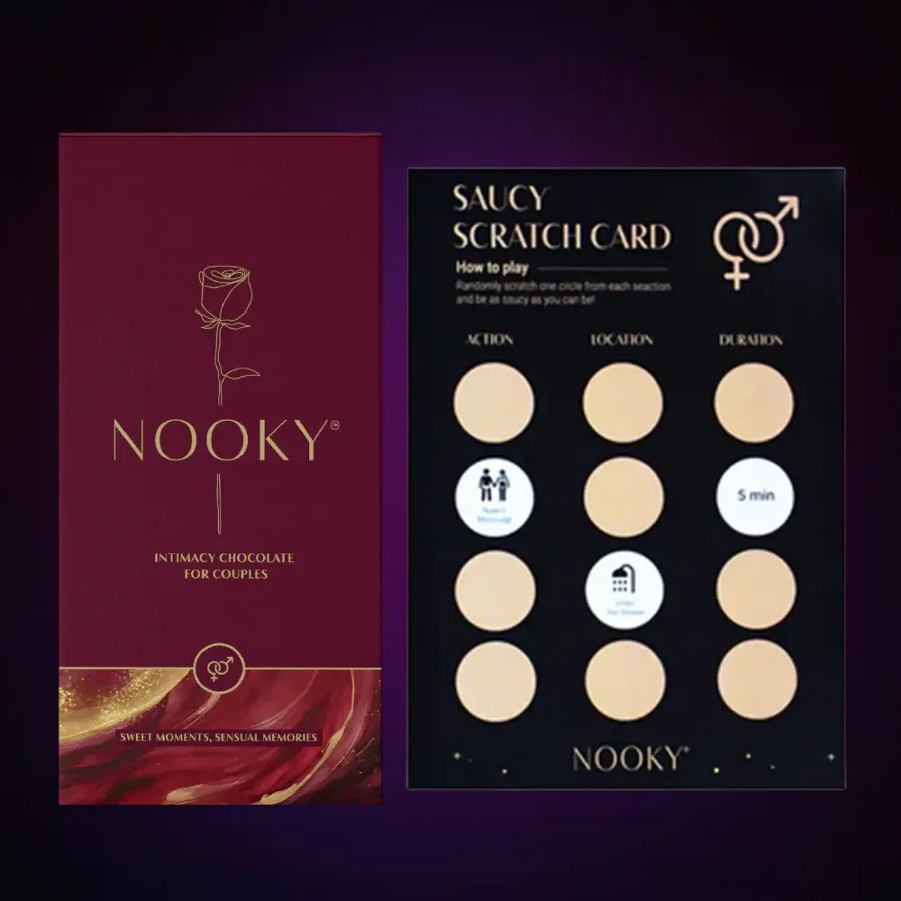 Nooky Chocolate and scratch card for couples in Nepal